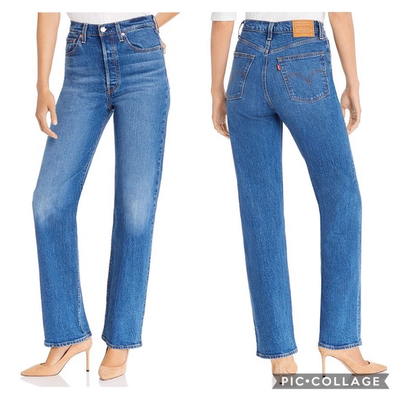 Levi’s Premium Ribcage Straight Jeans NWT - Picture 2 of 6